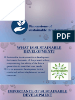 Dimensions of Sustainable Development