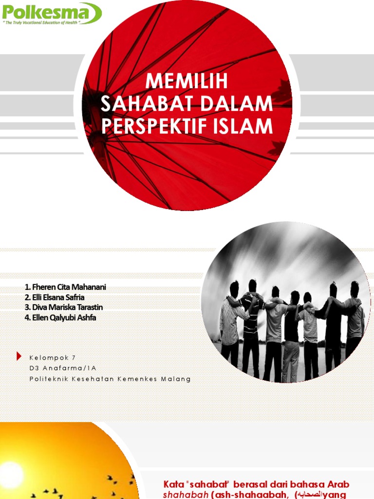 Kelompok 7 Memilih Sahabat Dalam Perspektif Islam Pdf