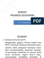 Konsep Promosi Kesehatan