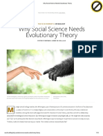 X_Why Social Science Needs Evolutionary Theory