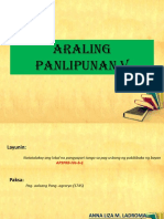 Araling Panlipunan PPT q4