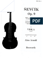Sevcik Op.9 Viola - Flattened
