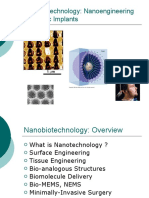 Bionanotechnology: Nanoengineering For Bionic Implants