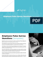 Employee Pulse Survey Questions Template