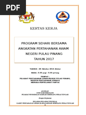 Kertas Kerja Sehari Bersama Apm 2017 Pdf