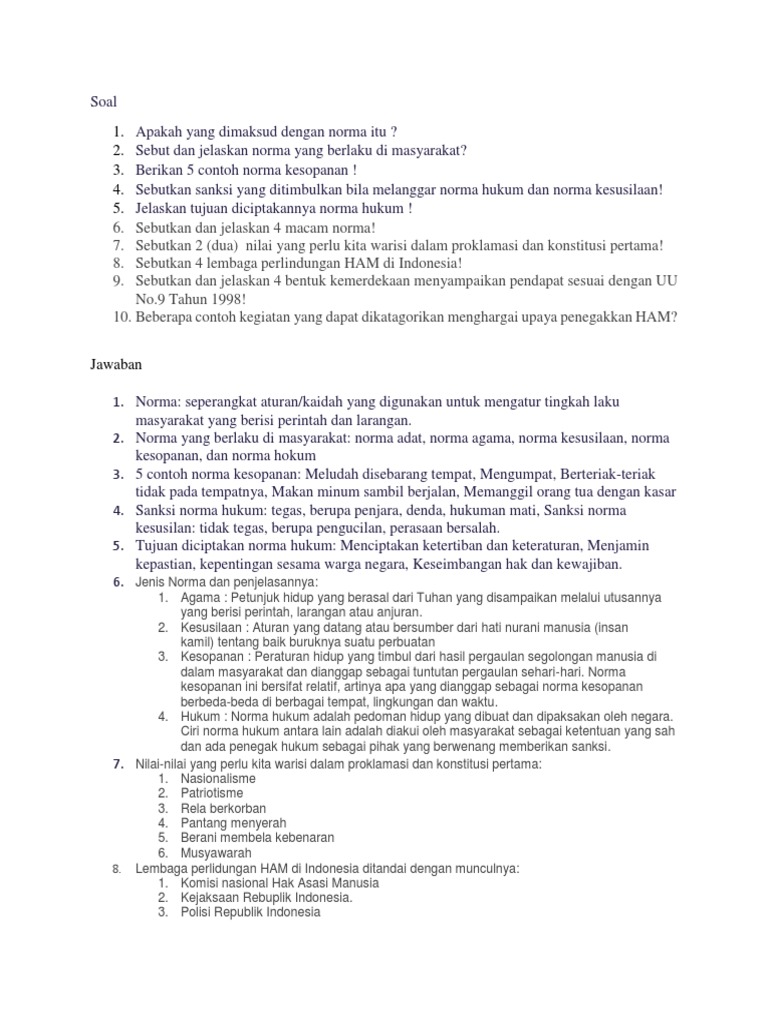 Soal essay penegakan hukum 07 image