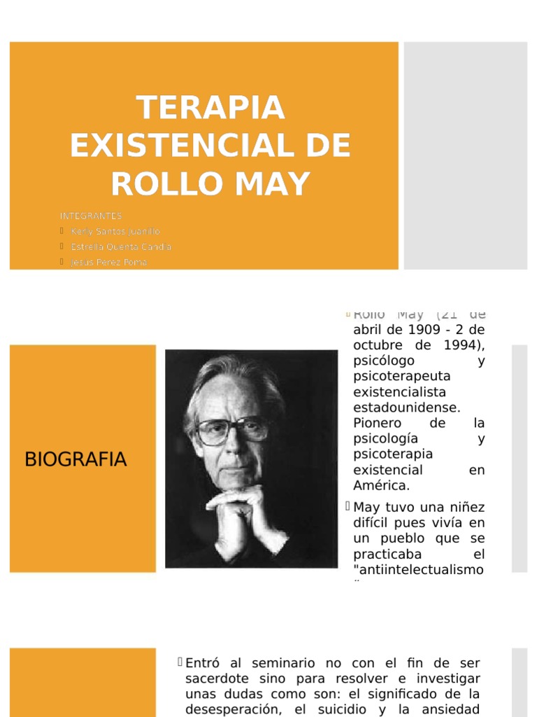 Edoc - Pub - Terapia Existencial de Rollo May | PDF | Estudios de ...