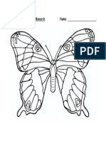 butterfly colouring sheet