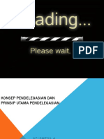 KONSEP PENDELEGASIAN