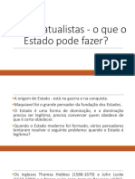 4 e 5 - Os Contratualistas - o Que o Estado Pode Fazer - 3º ANO