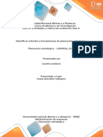 Fase 3 Identificar Métodos y Herramientas de Planeación Estratégica