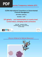 Ufer EITI Globally and Implementation at Country-Level Current Status, Emerging Results and Lessons