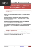 Download Environnement de Travail de MS Excel 2007 by Youssef NEJJARI SN44825805 doc pdf