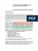 Informe # 2 Ptap Aguada