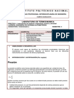 Práctica I Termodinámica I F PDF