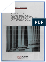 (© Gaceta Juridica S.A.) Luis Castillo Cordova - EL DERECHO CONSTITUCIONAL CREADO POR EL TRIBUNAL CONSTITUCIONAL (EDITADO - PERÚ) - © Gaceta Juridica S.A. (2019) PDF