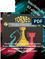 Flayer Torneo Ajedrez