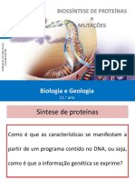 02 Biossintese de Proteinas e Mutações