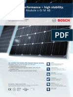 Bosch Solar Module C Si M 48 EU40123 en Europe PDF