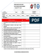 74 - Formato N 74 - Check List de Protección de Manos