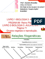 LIVRO 1-BIOLOGIA 3 -AULA 4- Reino Plantae