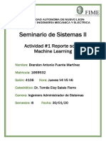 ML Aprendizaje Máquinas Reporte