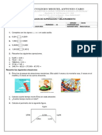 Recupecion Matematicas 6°