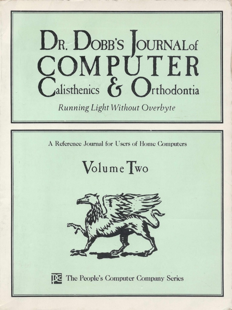 DR Dobbs Journal Vol 02 PDF | PDF