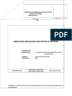 METHOD STATEMENT FOR FABRICATION, INSTALLATION AND TESTING OF PIPEWORK.doc