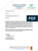 Solicitud de Invitacion de Apoyo