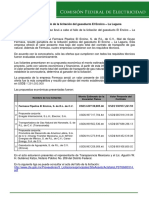 El Encino - La Laguna Fallo de La Licitación Del Gasoducto