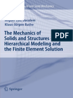 Preview Miguel Luiz Bucalem, Klaus-Jürgen Bathe Auth. The Mechanics of Solids and Structures - Hierarchical Modeling and The Finite Element Solution PDF
