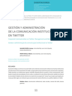 (art)[2014] (Zalazar, Prieto) Gestión y Administración de la Comunicación Institucional en Twitter