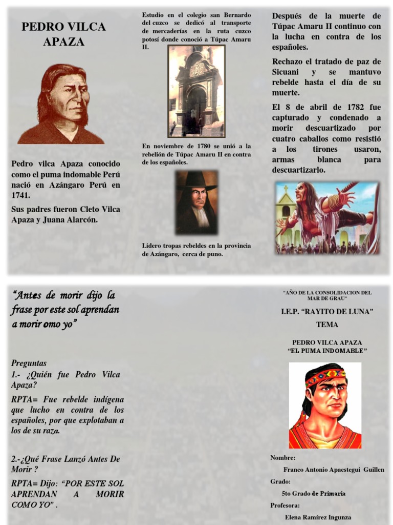 Pedro Vilca Apaza | PDF