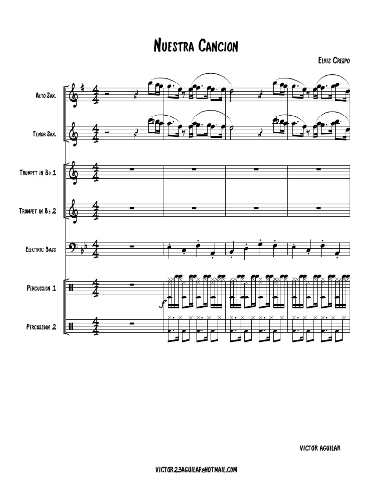 Nuestra Canción Elvis Crespo Pdf