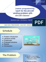Aircraft Landing Problem Dynamic Programming Approach