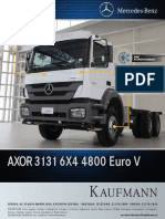 AXOR 3131 6X4 4800 Euro V especificaciones