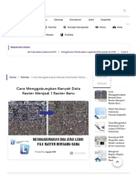 Cara Menggabungkan Banyak Data Raster Menjadi 1 Raster Baru - Lapak GIS PDF