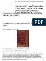 Tafsir Ibnu Katsir - Tafsir Ayat "Istiwa" - Kenapa Saya Keluar Dari Salafy - Salafi - Sunni Palsu - Wahaby - Wahabi - Darul Hadits