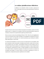 Sugerencias para Realizar Planificaciones Didácticas - Candia, María