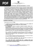 EDITAL 2019.1 Mestrado Profissional em Saude e Tecnologia no Espaco Hospitalar