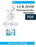 Clark PosiStop Liquid Cooled Brake Instruction PDF