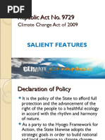 RA 9729 Climate Change