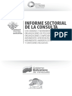 Informe Sectorial de La Consulta