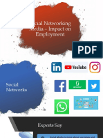 Social Networking Media - Impact On Employment - Britto