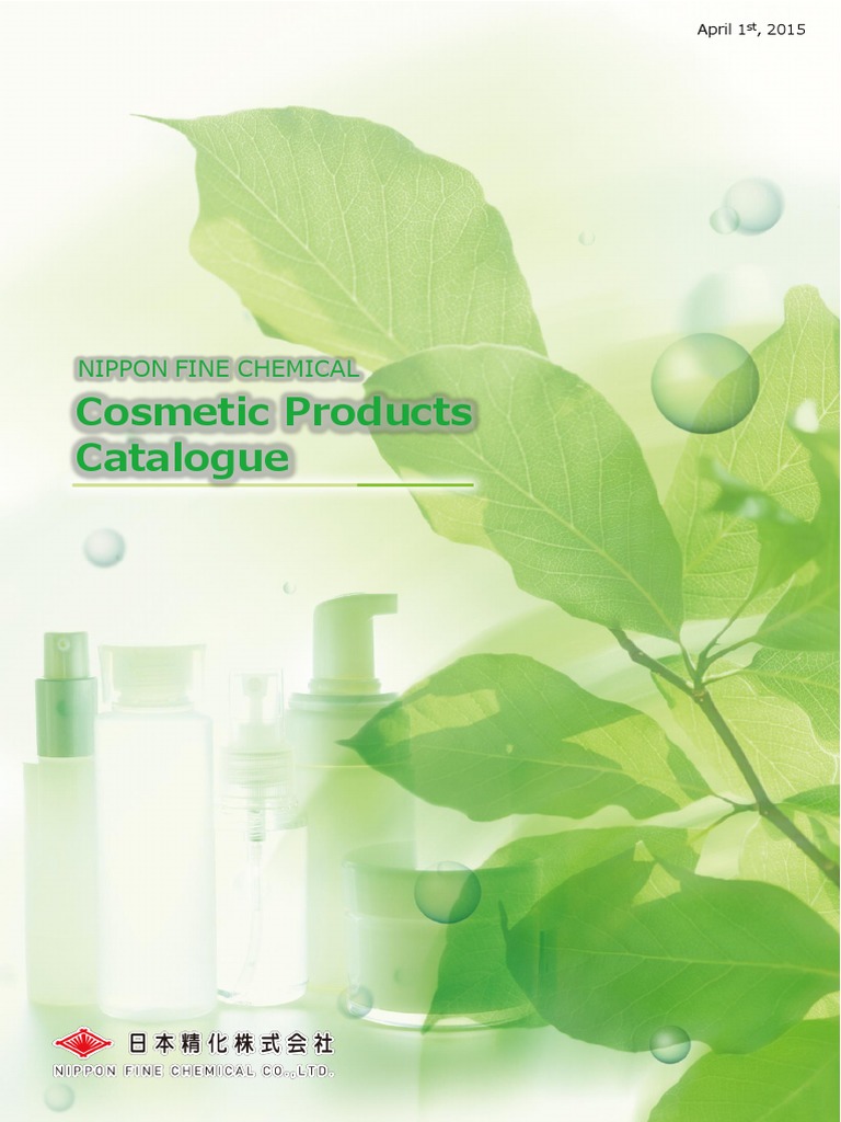 Nippon Fine Chemical Product Catalogue | PDF | Chemical Substances ...