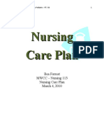 Nursing Care Plan