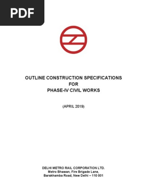 Phase IV Civil Works Specifications | PDF display picture 1