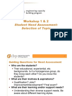 4.1 Need Assessment Content