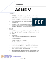 07 ASME V Points To Recall